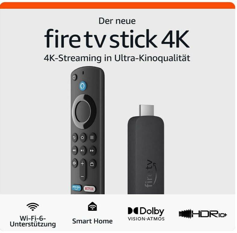 Amazon Fire TV Stick 4K (2. Gen.) Netzwerkplayer