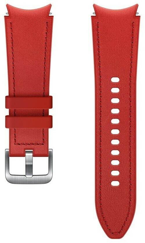 Samsung Hybrid Leather Band20mm S/M - Red Smartwatch-Zubehör