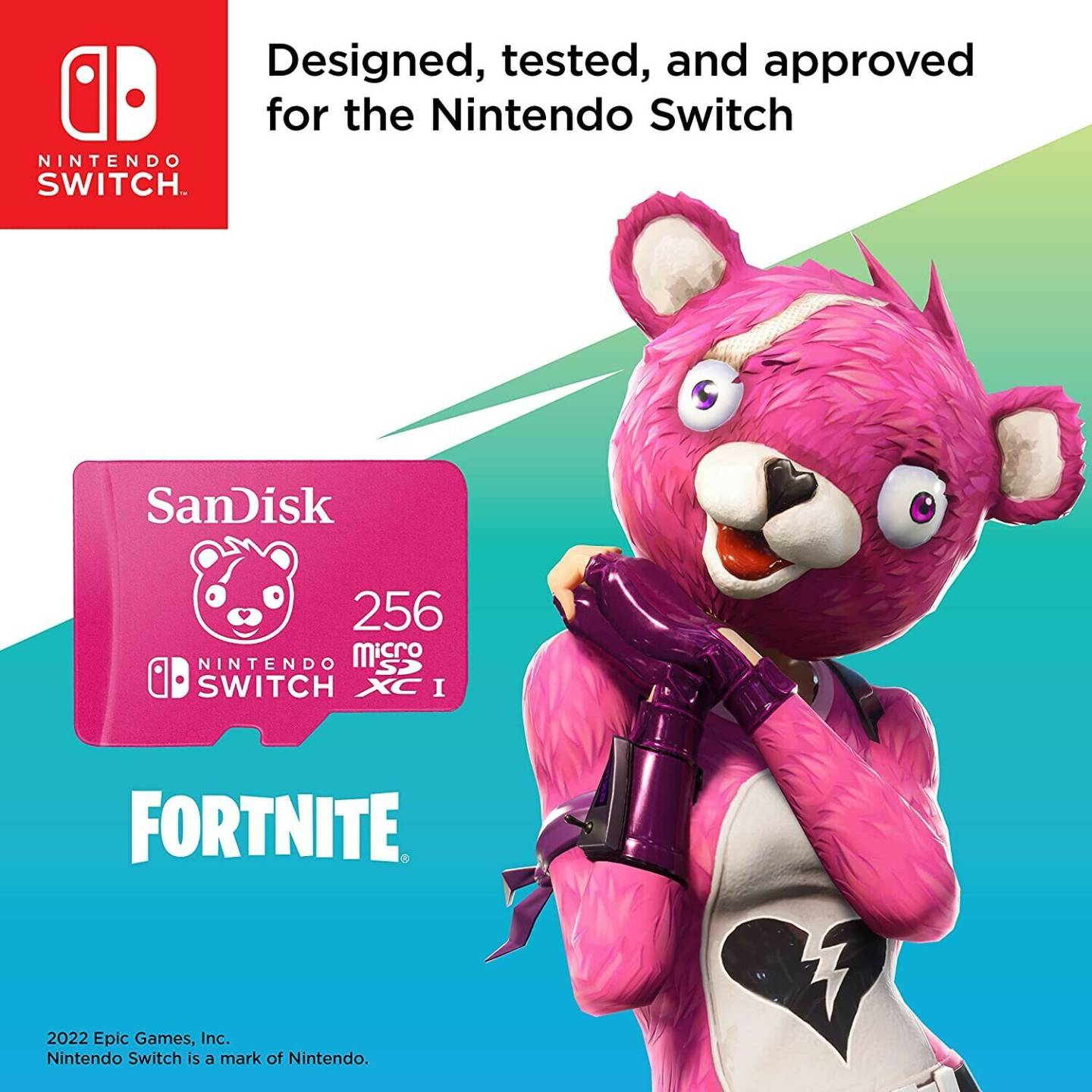 Kamera-Zubehör SanDisk microSDXC für Nintendo Switch (2018)256GB Fortnite Edition