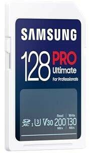 Samsung PRO Ultimate UHS-I V30 200MB/s SDXC128GB Kamera-Zubehör