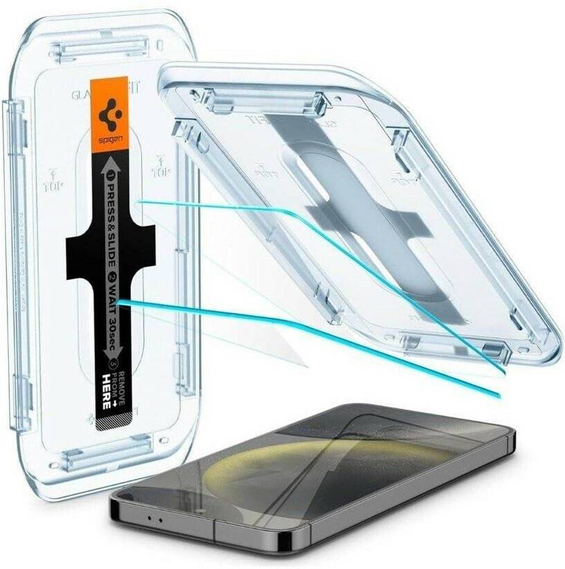 Handy-Zubehör Spigen GLAS.tR EZ Fit Screen Protector (Galaxy S24) Clear