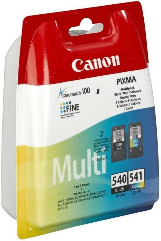 Canon PG-540+CL-541 Multipack 4-farbig (5225B006) Druckerzubehör