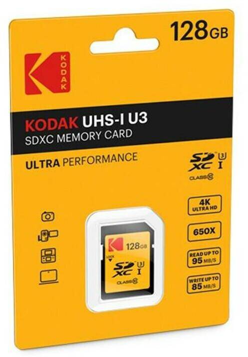 Kodak SDXC UHS-I U3 128GB (EKMSD128GXC10HPRK) Kamera-Zubehör