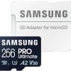 Samsung PRO Ultimate microSD (2023)256GB (MB-MY256SA/WW) + SD-Adapter Kamera-Zubehör