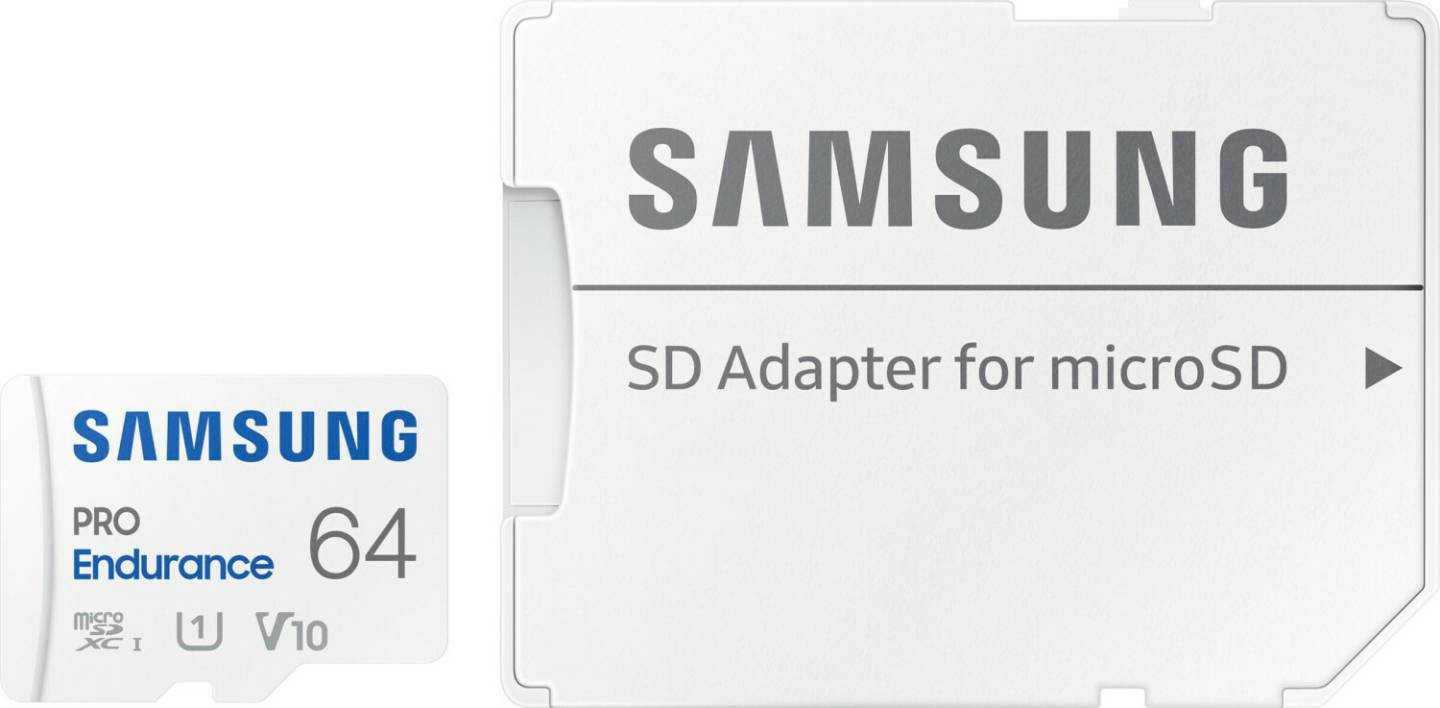 Samsung PRO Endurance microSD (2022)XC 64GB Kamera-Zubehör