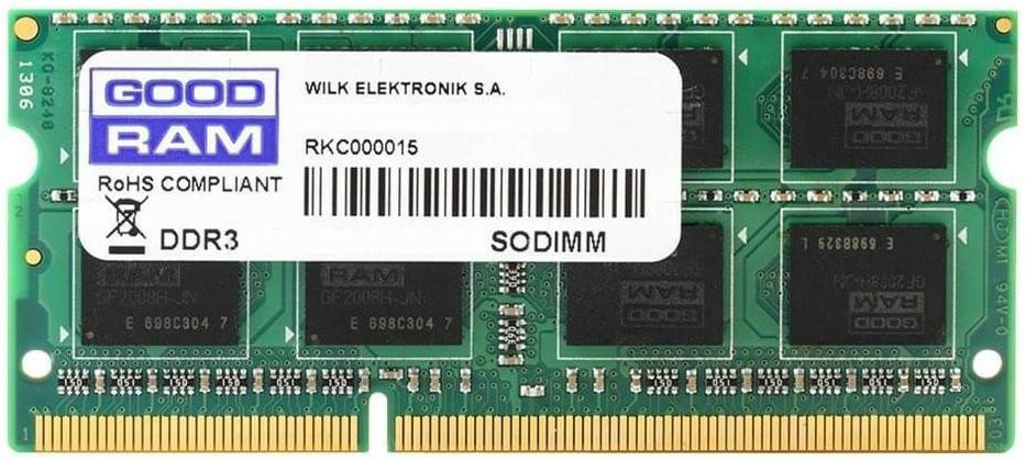 PC-Komponenten GoodRAM 4GB SODIMM DDR3-1600 CL11 (GR1600S364L11S/4G)