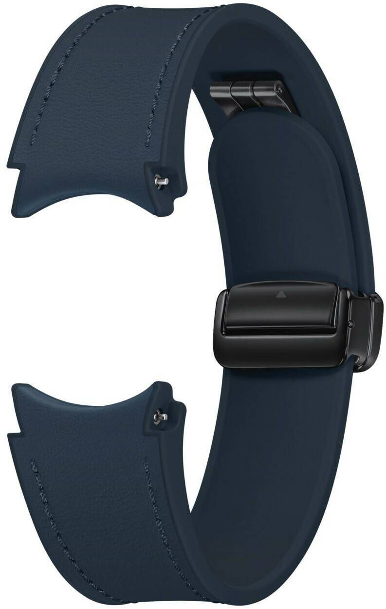 Smartwatch-Zubehör Samsung D-Buckle Hybrid Eco-Leather Band (20mm)Normal M/L Indigo