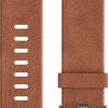 Smartwatch-Zubehör Fitbit Leather wristband for Charge 2brown L