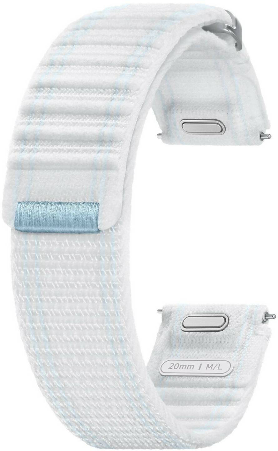 Smartwatch-Zubehör Samsung Fabric Band M/L ET-SVL31 Galaxy Watch7Blue White