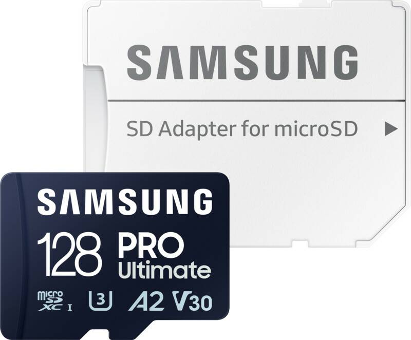 Kamera-Zubehör Samsung PRO Ultimate microSD (2023)128GB (MB-MY128SA/WW) + SD-Adapter