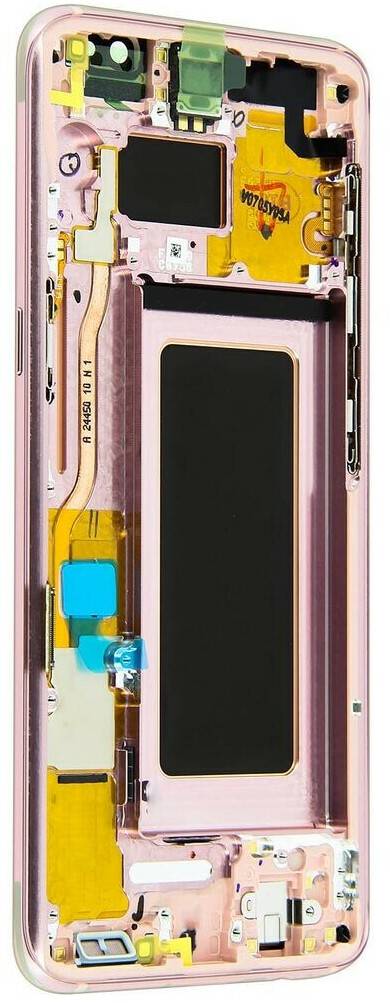 Samsung G950F Galaxy S8 - Original Ersatzteil - LCD Display / Touchscreen mit Rahmen - Pink (GH97-20457E) Handy-Zubehör