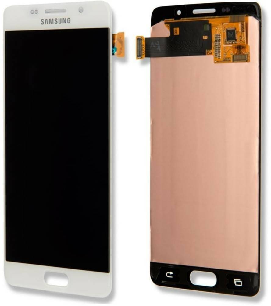 Samsung Display LCD Komplettset (Galaxy A5 A510F)Weiß Handy-Zubehör