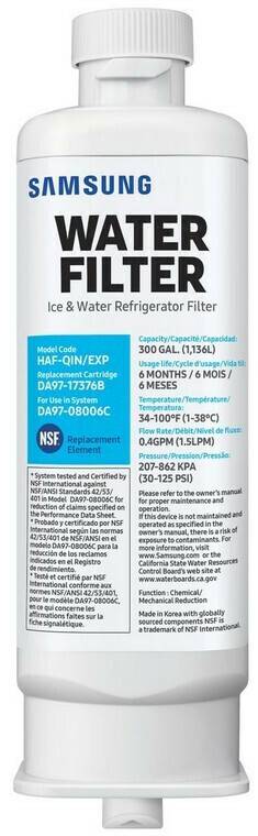 Samsung HAF-QIN DA97-17376B Haushaltsgeräte