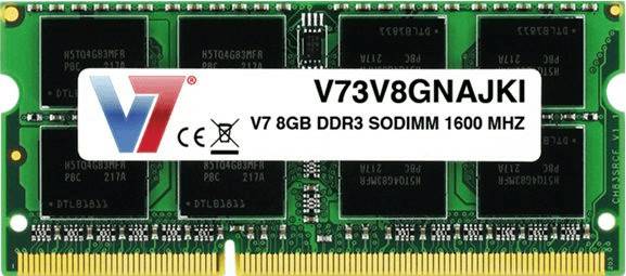 V7 8GB SO-DIMM DDR3 PC3-12800 CL11 (V73V8GNAJKI) PC-Komponenten