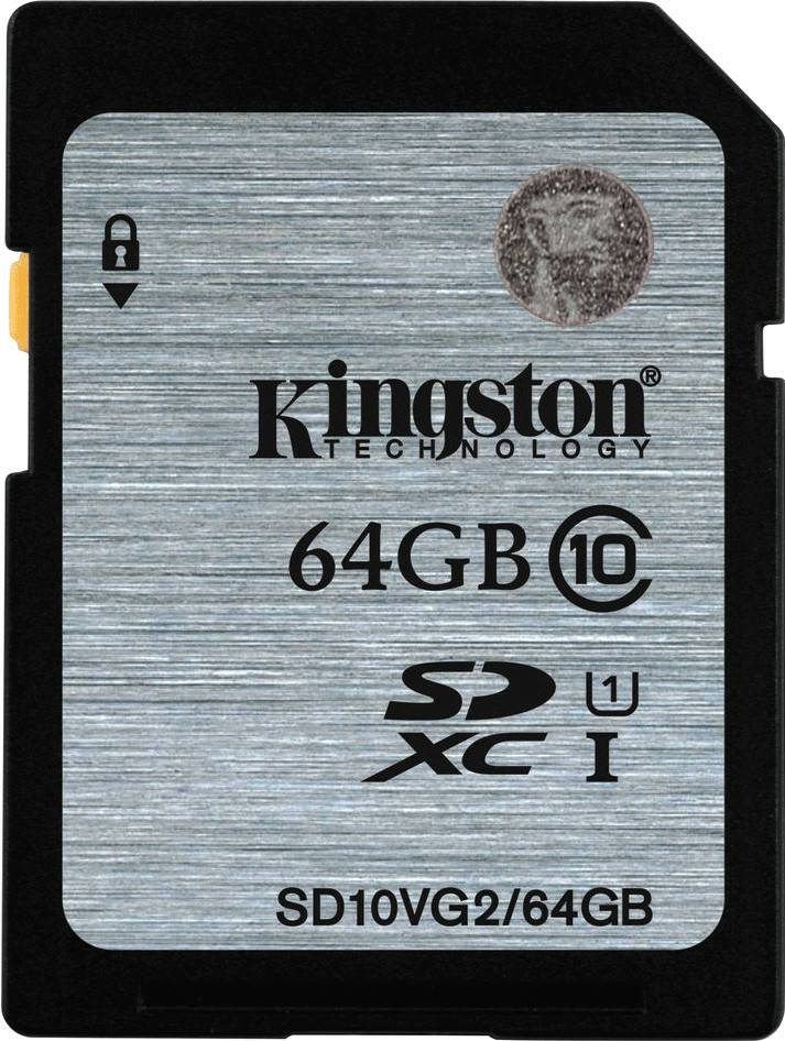 Kingston SDHC/SDXC UHS-I Class 10 (SD10VG2)64GB SDXC UHS-I Class (SD10VG2/64GB) Kamera-Zubehör