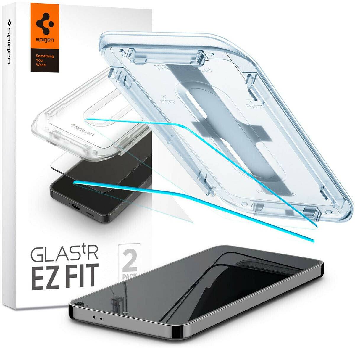 Handy-Zubehör Spigen GLAS.tR EZ Fit Screen Protector (Galaxy S24) Clear