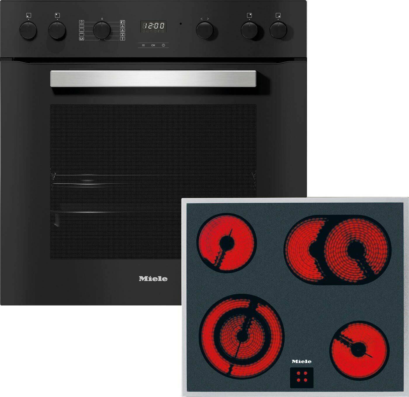 Miele H 2459 E obsidanschwarz+ KM 6003 LPT Elektro-Großgeräte