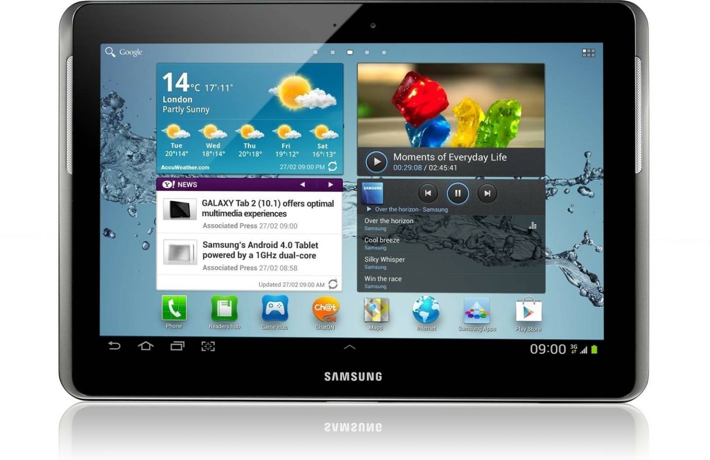 Tablets Samsung Galaxy Tab 2 (10.1)16GB 3G silber