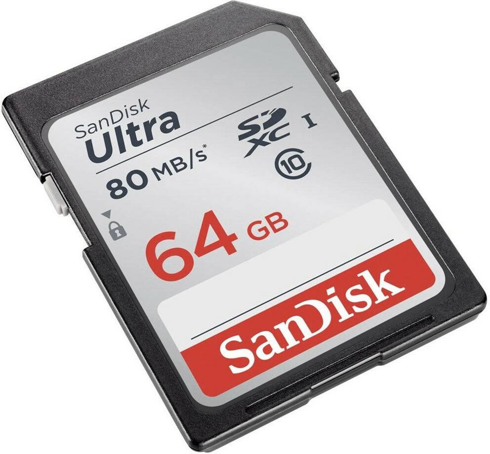 Kamera-Zubehör SanDisk Ultra SD Class 10 UHS I (SDSDUNC-GN6IN)SDXC 64GB (SDSDUNC-064G-GN6IN)