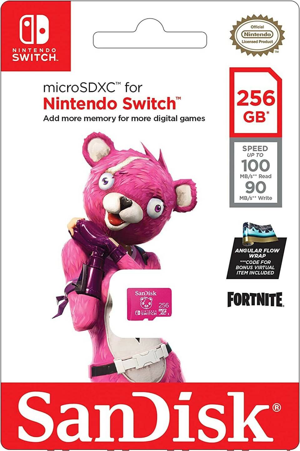 Kamera-Zubehör SanDisk microSDXC für Nintendo Switch (2018)256GB Fortnite Edition