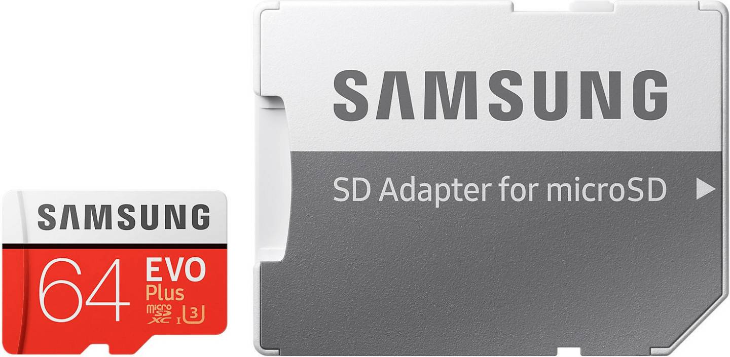 Samsung EVO Plus (2017) microSDmicroSDXC 64GB (MB-MC64GA) Kamera-Zubehör