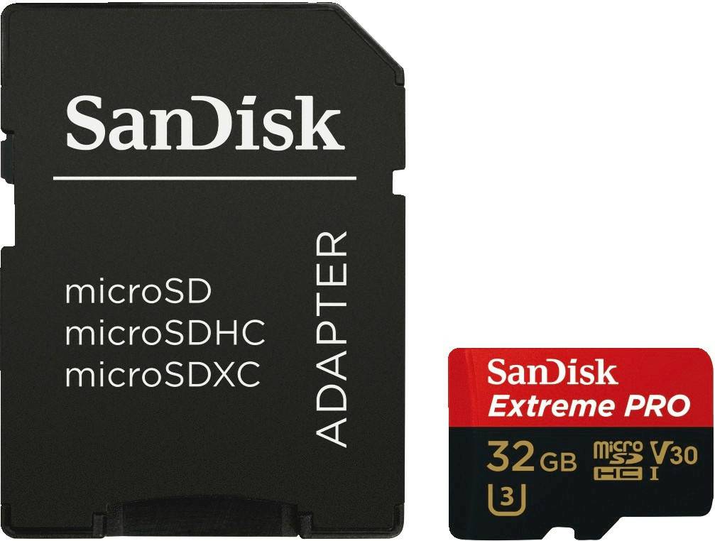 Kamera-Zubehör SanDisk Extreme Pro A1 microSDmicroSDHC - 32GB (SDSQXCG-032G)