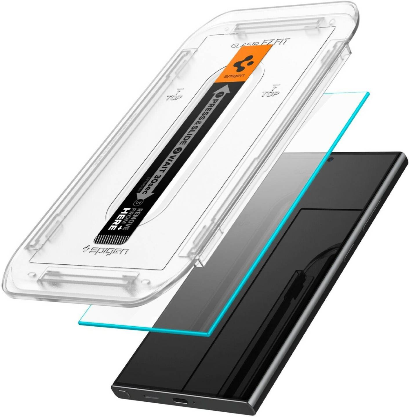 Spigen Glass tR EZ Fit HD Transparency 2 Pack (Galaxy S24 Ultra) Handy-Zubehör