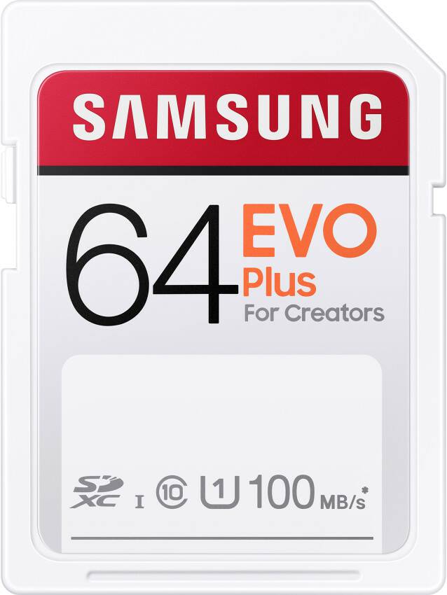 Samsung Evo Plus (2020) SDSDXC 64GB Kamera-Zubehör