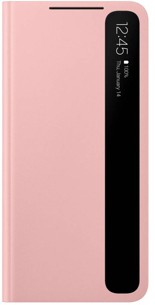 Samsung Smart Clear View Cover (Galaxy S21)Pink Handy-Zubehör