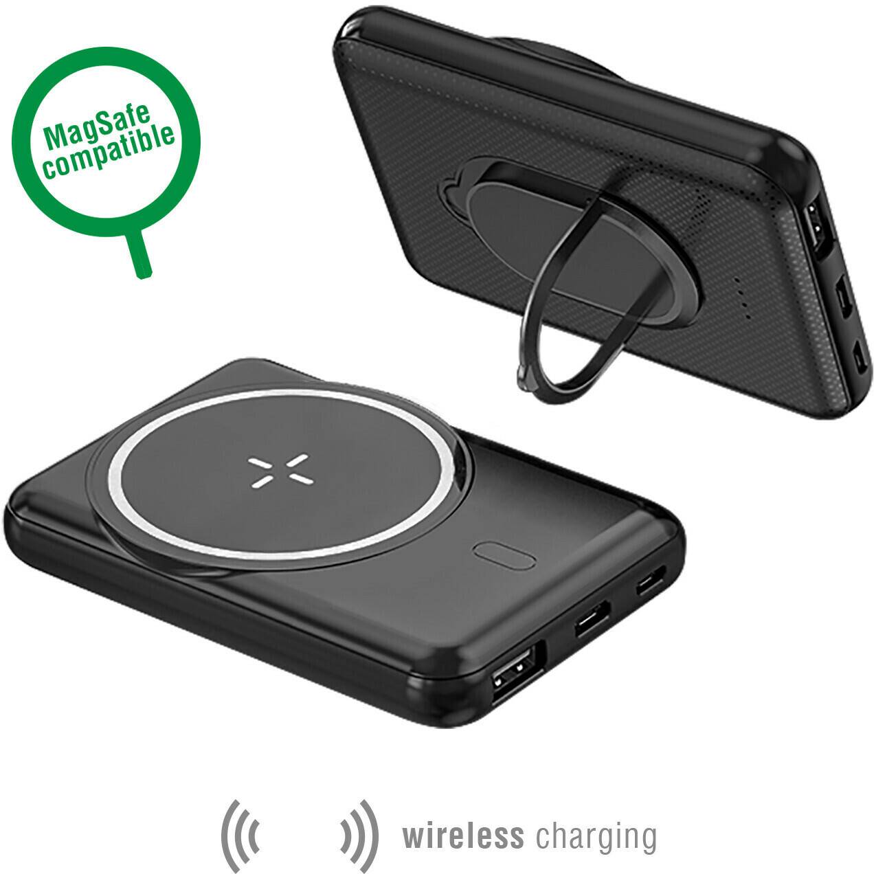 4smarts Wireless Powerbank VoltHub UltiMag Kick 5000mAh Handy-Zubehör