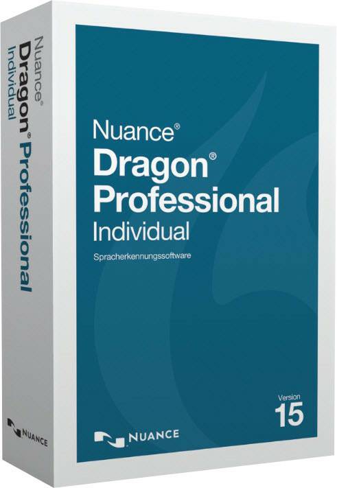 Nuance Dragon Professional Individual 15Upgrade für NaturallySpeaking Professional 12/13 (DE) (ESD) Software