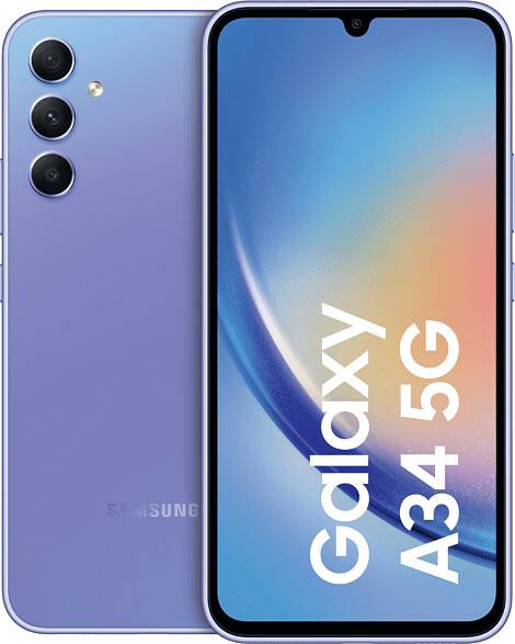 Handys & Smartphones Samsung Galaxy A34256GB Awesome Violet