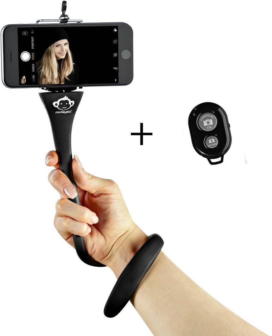 Handy-Zubehör Monkeystick Flexibler Selfie Stickschwarz