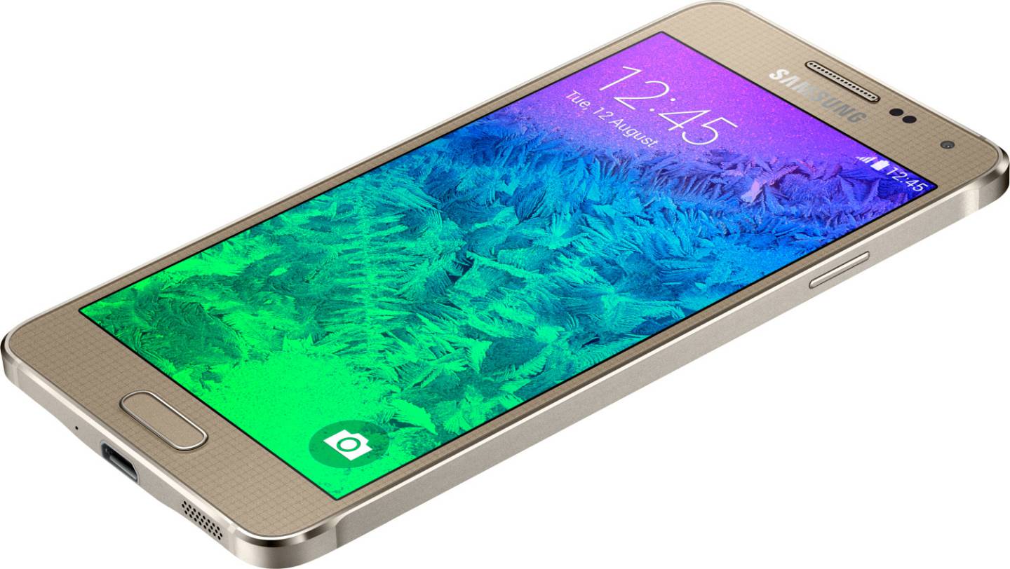 Handys & Smartphones Samsung Galaxy AlphaFrosted Gold