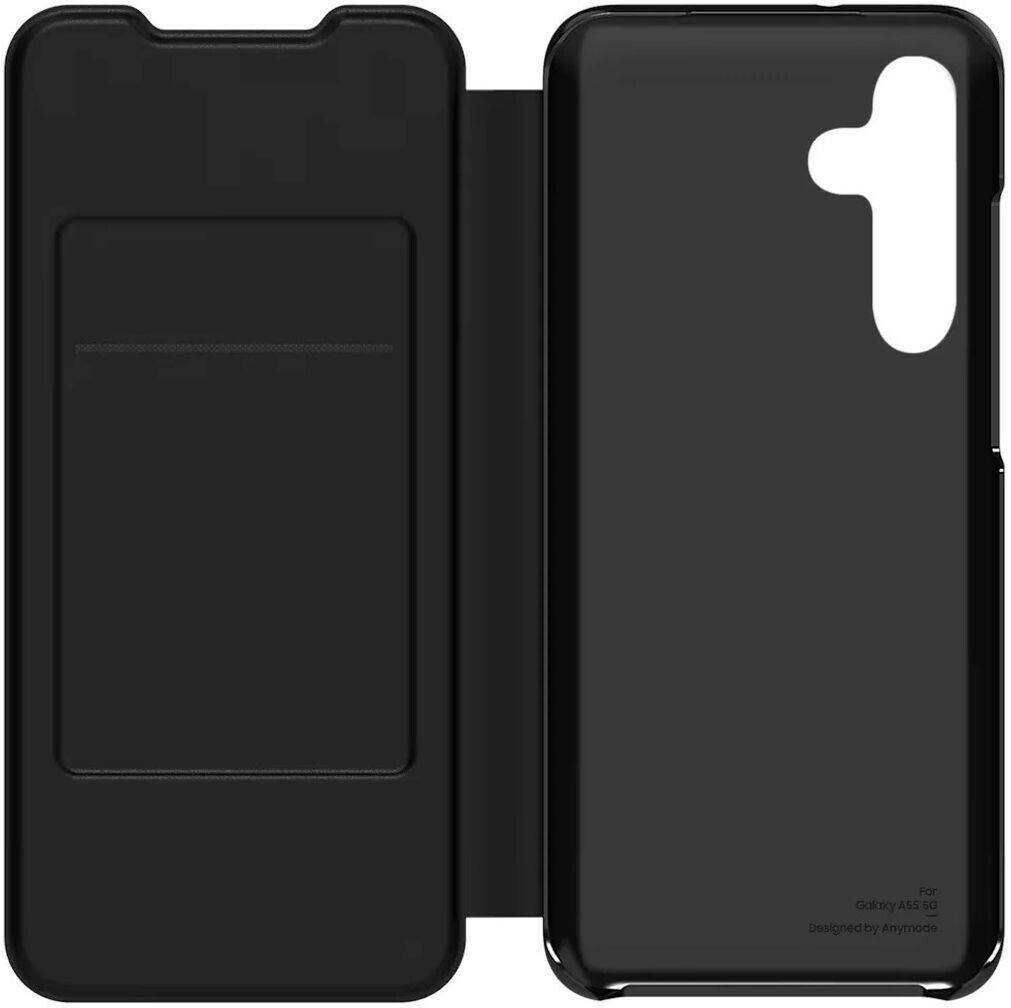 Handy-Zubehör Samsung Anymode Wallet Flip Case (Galaxy A55) Schwarz