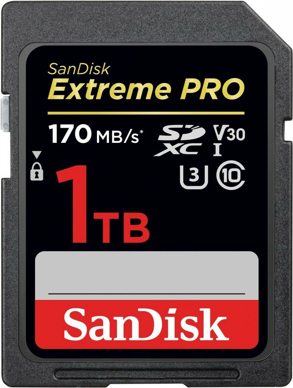 SanDisk Extreme PRO UHS-I U3 V30 SDSDXC 1TB (SDSDXXY-1T00) Kamera-Zubehör