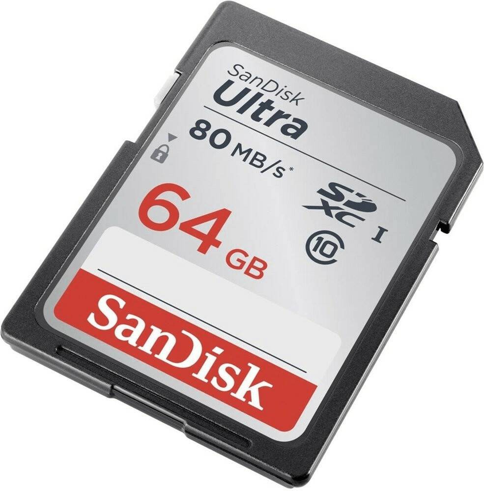 Kamera-Zubehör SanDisk Ultra SD Class 10 UHS I (SDSDUNC-GN6IN)SDXC 64GB (SDSDUNC-064G-GN6IN)