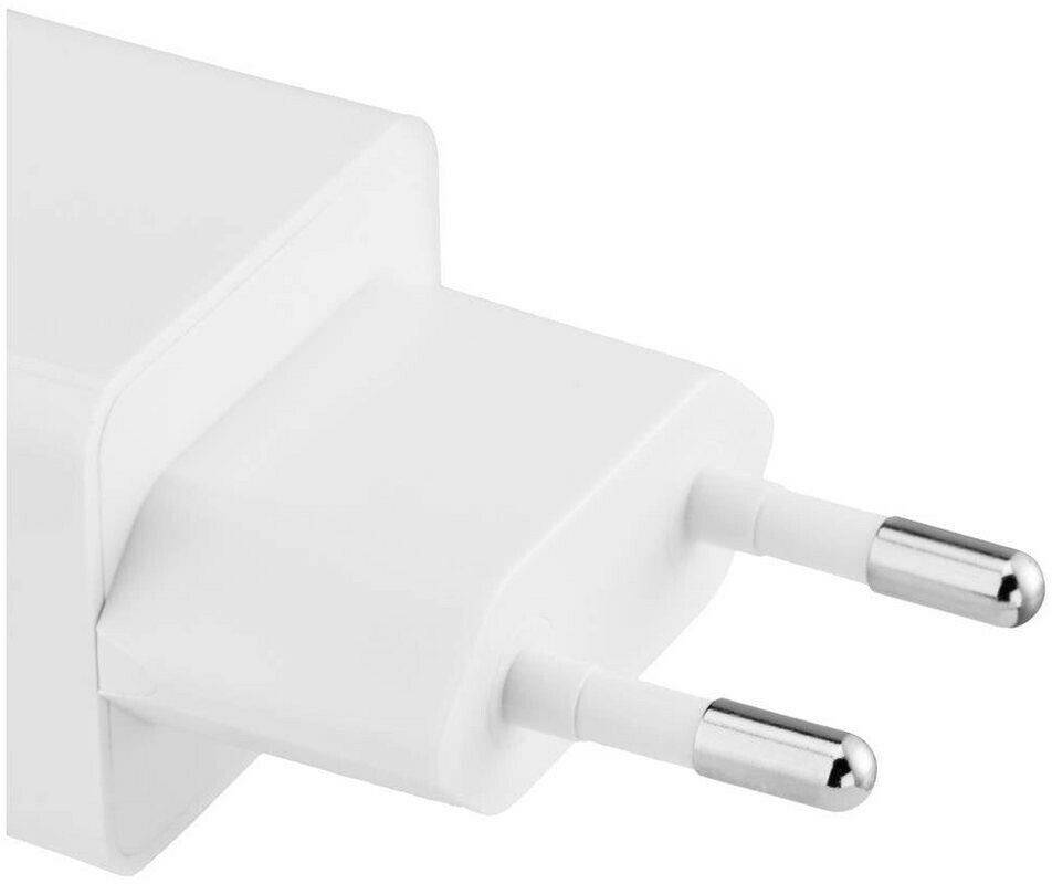 Hama 00201996 Schnellladegerät, 2x USB-C PD, 1x USB-A QC, Mini-Ladegerät, 65W, Weiß Handy-Zubehör