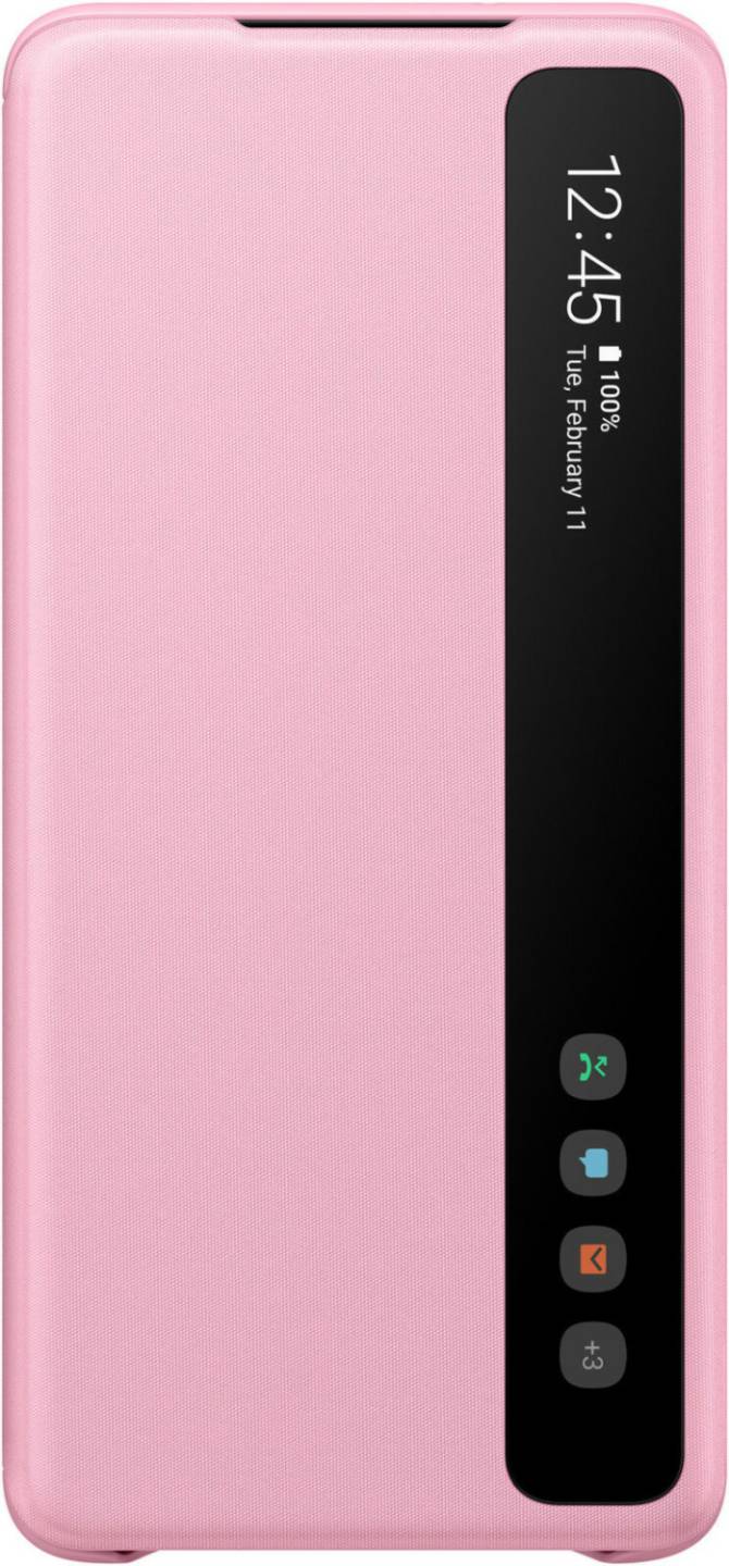 Samsung Clear View Cover (Galaxy S20 Plus)pink Handy-Zubehör