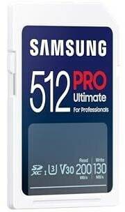 Samsung PRO Ultimate UHS-I V30 200MB/s SDXC512GB Kamera-Zubehör