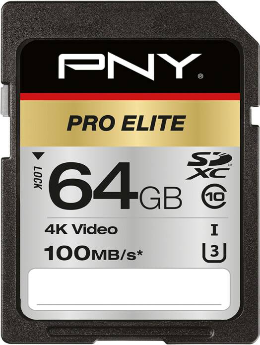 Kamera-Zubehör PNY PRO Elite SDXC64GB