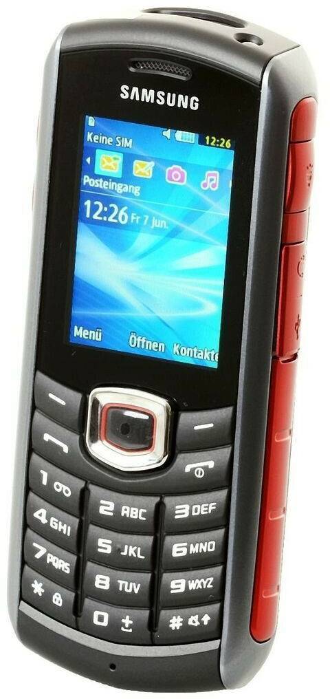 Handys & Smartphones Samsung B2710Schwarz-Rot