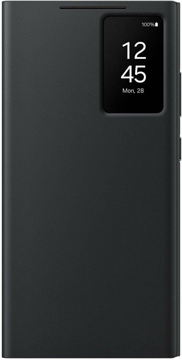 Samsung Smart View Wallet Case (Galaxy S24 Ultra)Black Handy-Zubehör