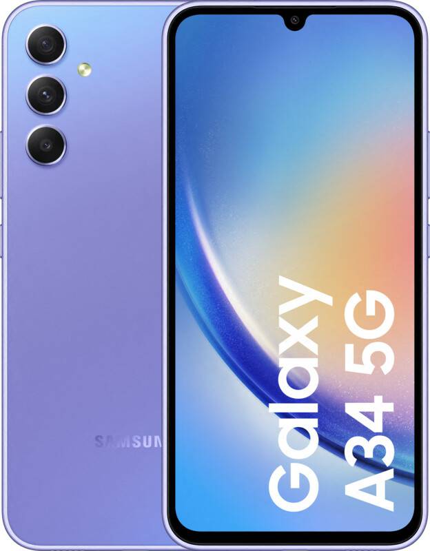 Handys & Smartphones Samsung Galaxy A34128GB Awesome Violet