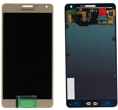 Samsung Display LCD Komplettset (Galaxy A5 A500F)Gold Handy-Zubehör