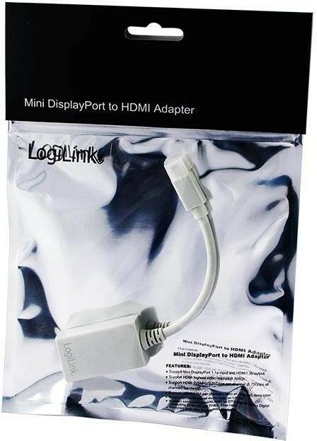 LogiLink Mini DisplayPort -> HDMI Adapter (CV0036A) TV-Zubehör