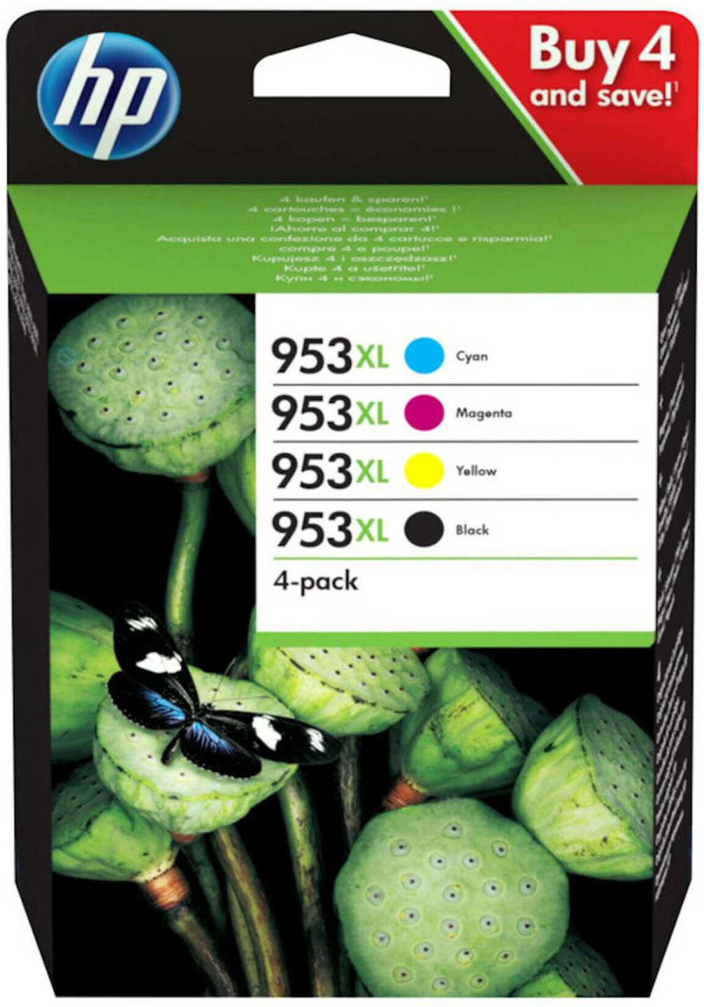 Druckerzubehör HP Nr. 953XL Multipack 4-farbig (3HZ52AE)