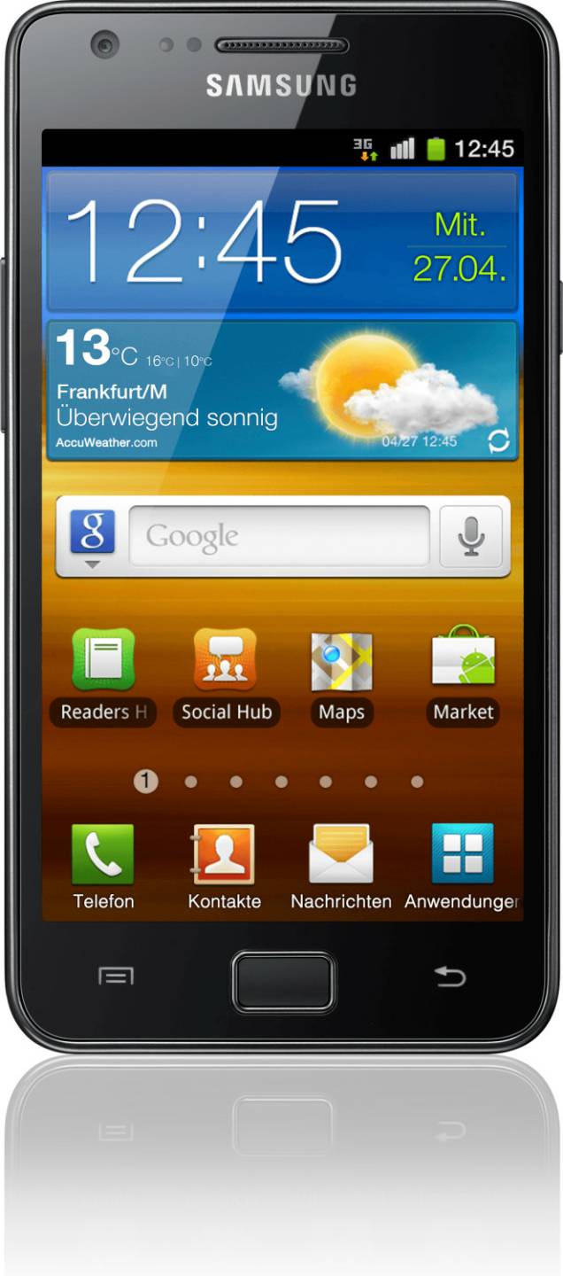 Samsung Galaxy S2Schwarz Handys & Smartphones