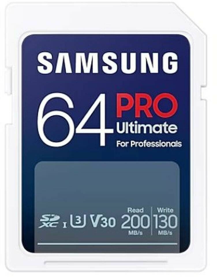 Samsung PRO Ultimate UHS-I V30 200MB/s SDXC64GB Kamera-Zubehör