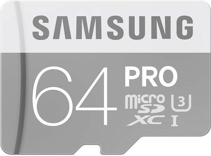 Kamera-Zubehör Samsung PRO microSD UHS-I U3microSDXC 64GB UHS-I U3 (MB-MG64EA)